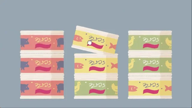 A Little to the Left Base Game Puzzle 33 Cat Food Cans real gameplay