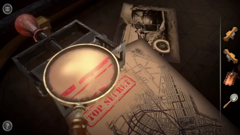 Boxes Lost Fragments Chapter 3 Box 3 Camera Lab and Film Reel real mechanical puzzle gameplay