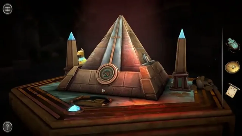 Boxes Lost Fragments Chapter 5 Box 3 Sphinx and DNA Container real mechanical puzzle gameplay