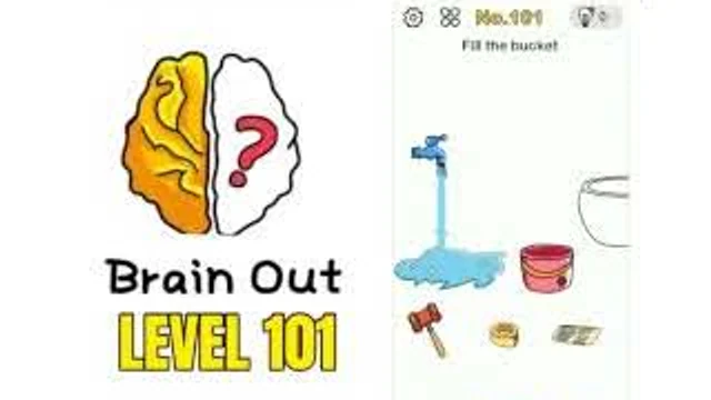 Brain Out Level 101 Fill the bucket with water real gameplay