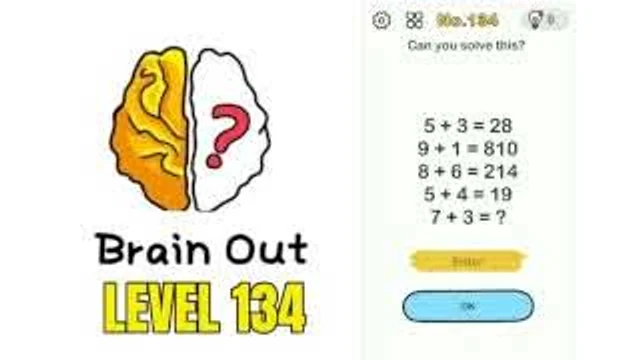 Brain Out Level 134 Here's an easy one! 7+3= real gameplay