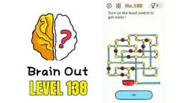 Brain Out Level 138 Open the least amount of taps to get water real gameplay