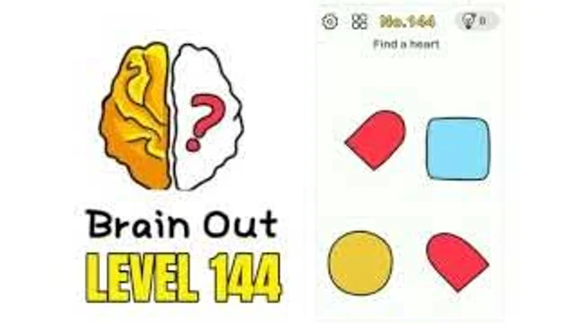 Brain Out: Try to find the shape of a heart gameplay