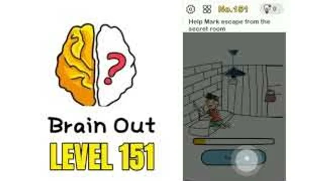 Brain Out Level 151 Help Mark get out of the secret room real gameplay