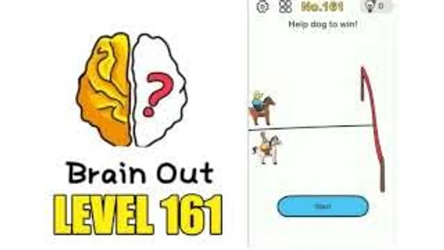 Brain Out Level 161 Help the dog win real gameplay