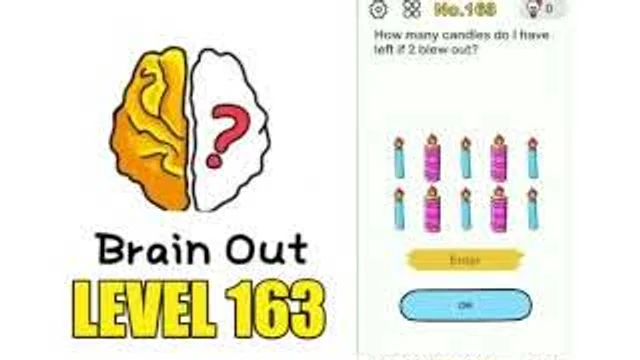 Brain Out: Turn off 2 candles, now how many candles are left gameplay