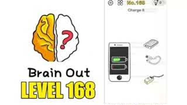 Brain Out: Cell phone charger gameplay