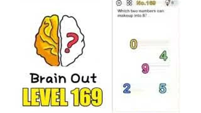 Brain Out: Which two numbers can form the number 8 gameplay