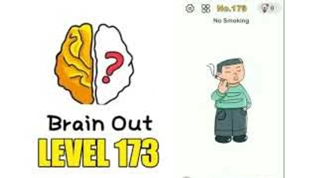Brain Out: No smoking gameplay