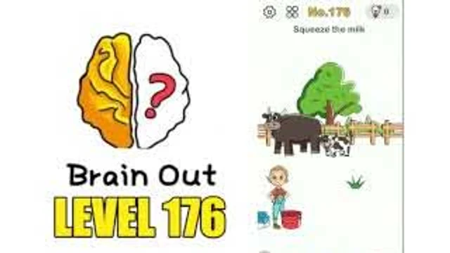 Brain Out Level 176 Express milk real gameplay
