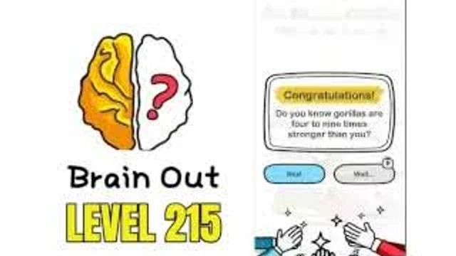 Brain Out: Tilt the scale to the left gameplay