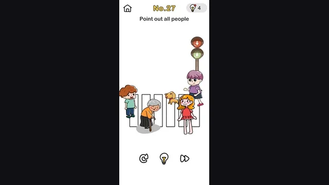 Brain Out: Find everyone in the picture gameplay