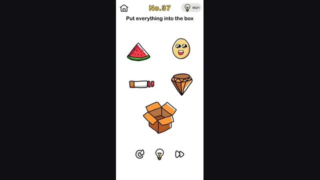 Brain Out Level 37 Put everything in the box real gameplay