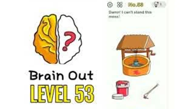 Brain Out: Click the orange image 3 times then quickly click the green image 5 times gameplay