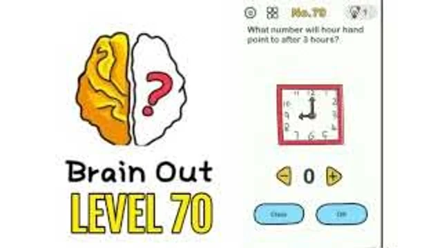 Brain Out: 1 hour later, which number will the clock hand point to gameplay