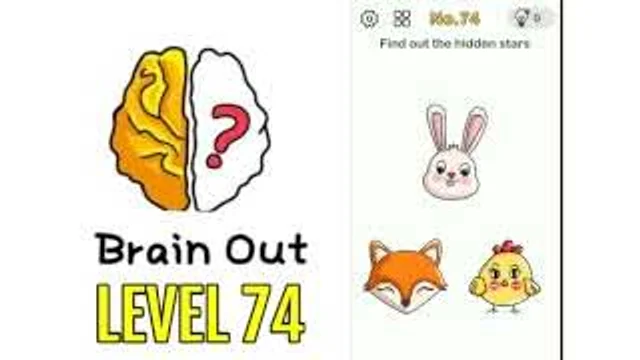 Brain Out Level 74 Where are the stars real gameplay