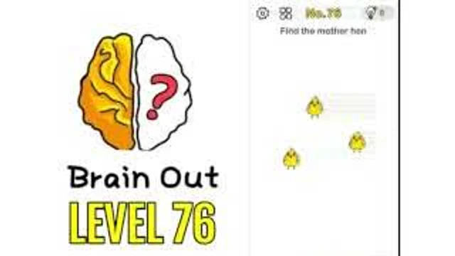 Brain Out Level 76 Find the mother hen real gameplay