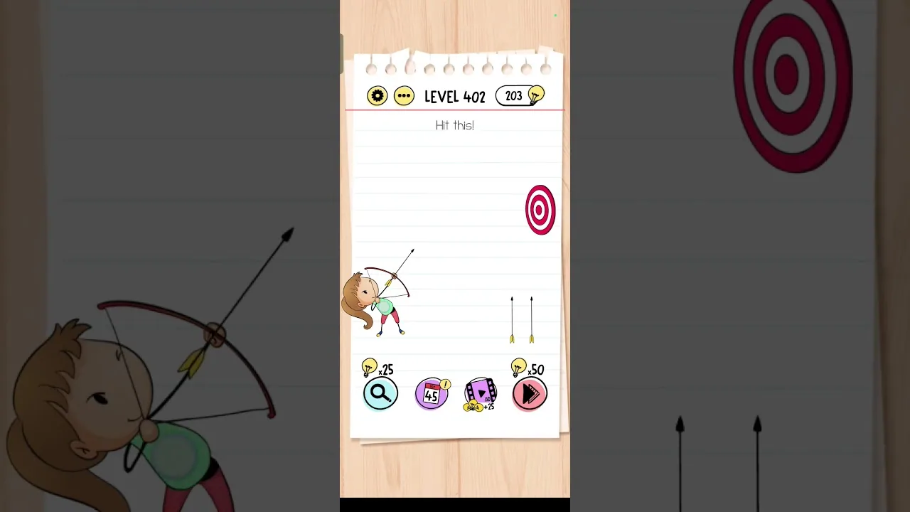 Brain Test Level 402 Hit this Answer gameplay screenshot
