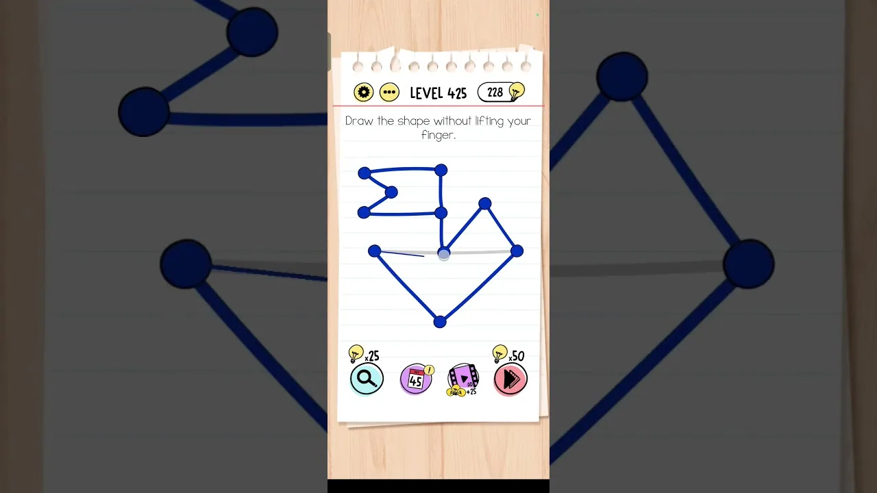 Brain Test Level 425 Answer gameplay screenshot