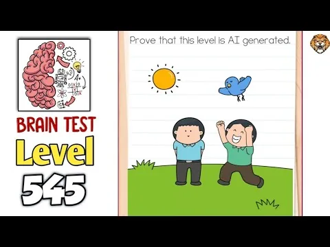 Brain Test Level 545 Prove that this level is AI generated. gameplay screenshot