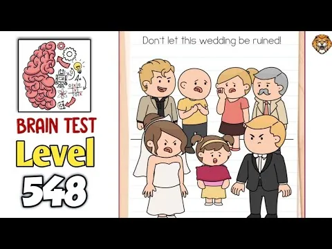 Brain Test Level 548 Don't let this wedding be ruined! gameplay screenshot