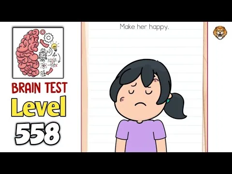 Brain Test Level 558 Make her happy. gameplay screenshot