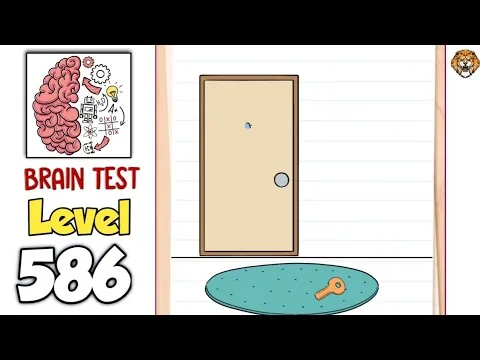 Brain Test Level 586 Let them in. gameplay screenshot