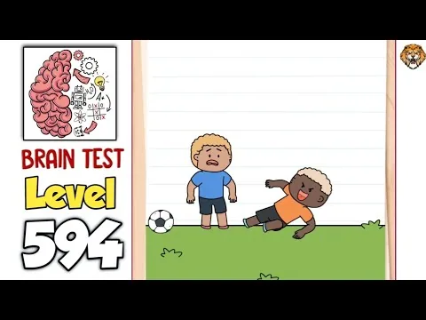 Brain Test Level 594 Make a safe tackle. gameplay screenshot