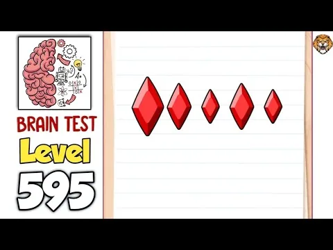 Brain Test Level 595 Put the peak in the middle and sort them. gameplay screenshot