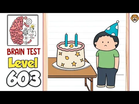 Brain Test Level 603 Make the birthday happy. gameplay screenshot