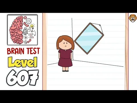 Brain Test Level 607 Fix the mirror. gameplay screenshot