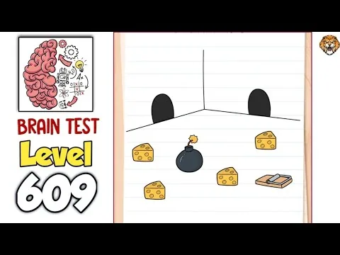 Brain Test Level 609 Catch the mouse. gameplay screenshot