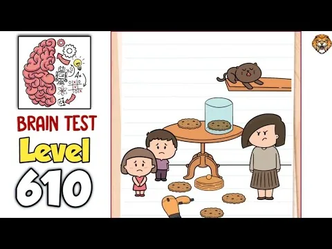Brain Test Level 610 Which one ate the cookies?! gameplay screenshot