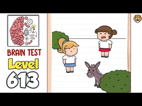 Brain Test Level 613 She wants a ponytail too. gameplay screenshot
