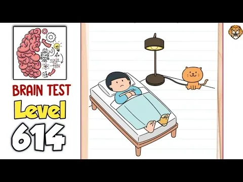 Brain Test Level 614 The light is too bright! gameplay screenshot