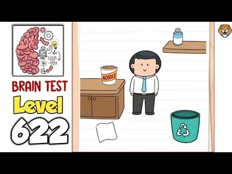 Brain Test Level 622 Recycle three objects. gameplay screenshot