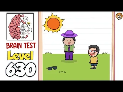 Brain Test Level 630 Get him some cover from the sun. gameplay screenshot