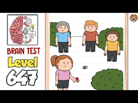 Brain Test Level 647 Where is her husband? gameplay screenshot