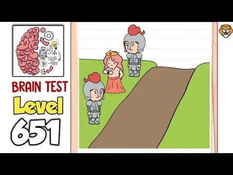 Brain Test Level 651 The princess must get across the swamp. gameplay screenshot
