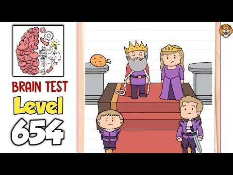 Brain Test Level 654 The little prince must be the king. gameplay screenshot