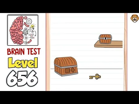 Brain Test Level 656 Unlock the big chest. gameplay screenshot