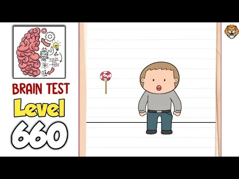 Brain Test Level 660 Finish the candy. gameplay screenshot