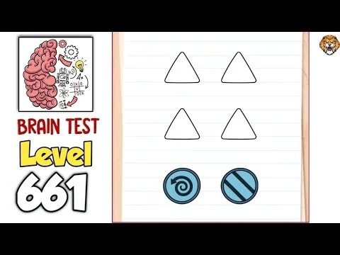 Brain Test Level 661 Four shapes. Four colors. gameplay screenshot