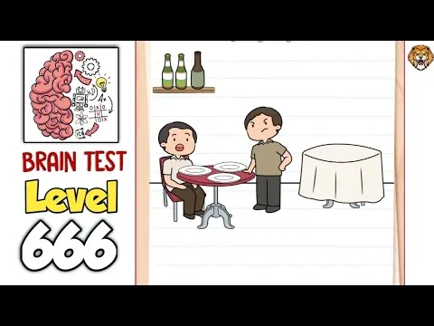 Brain Test Level 666 He wants to sit down too. gameplay screenshot