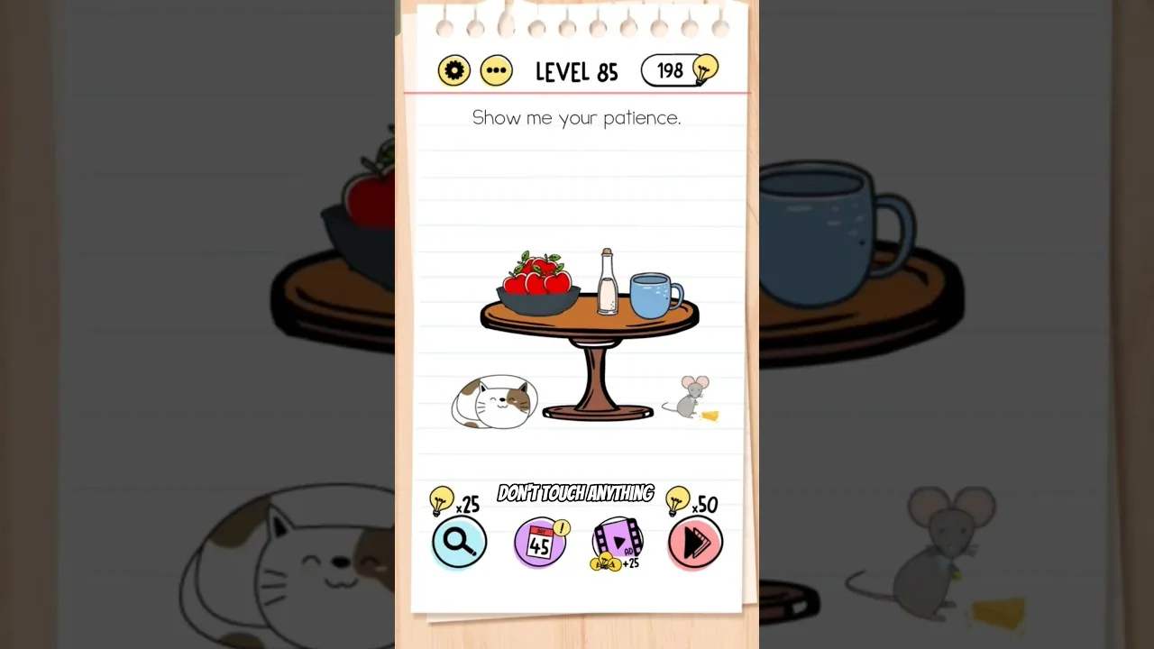 Brain Test Level 85 Show me your patience gameplay screenshot