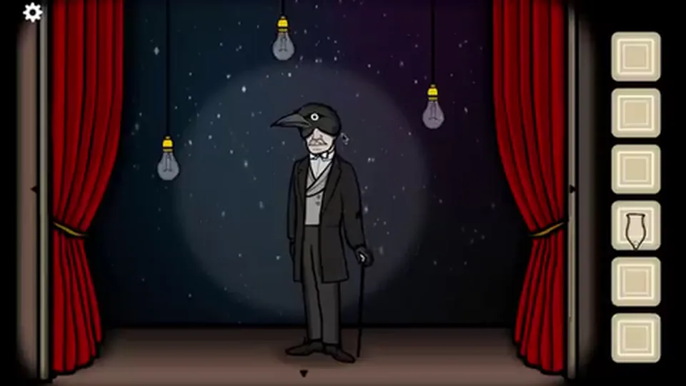 Cube Escape Theatre real gameplay puzzle scene