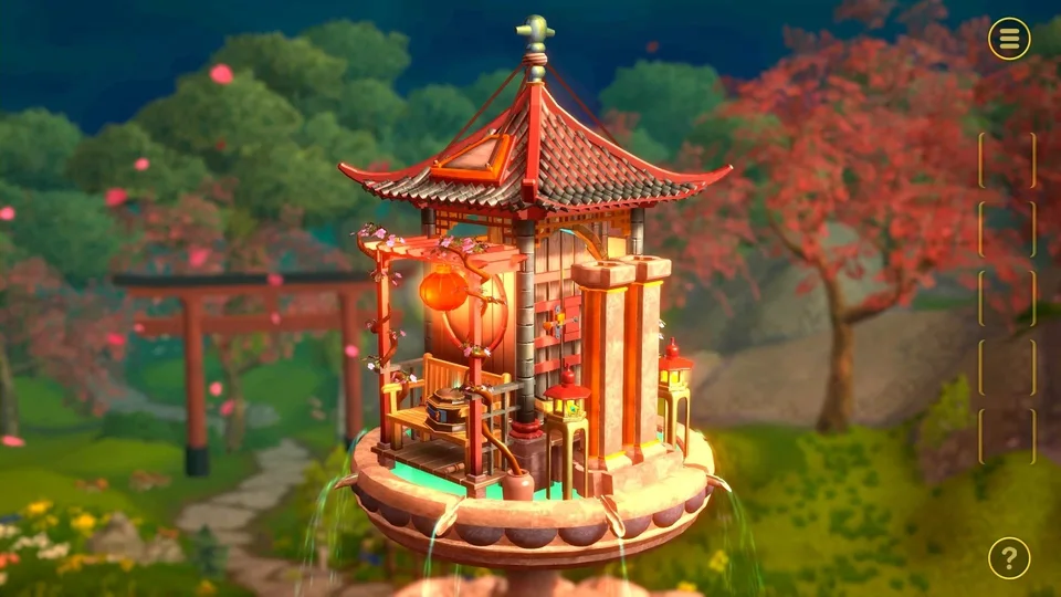 Doors Paradox Chapter 1 Level 10 Red Lantern real gameplay diorama