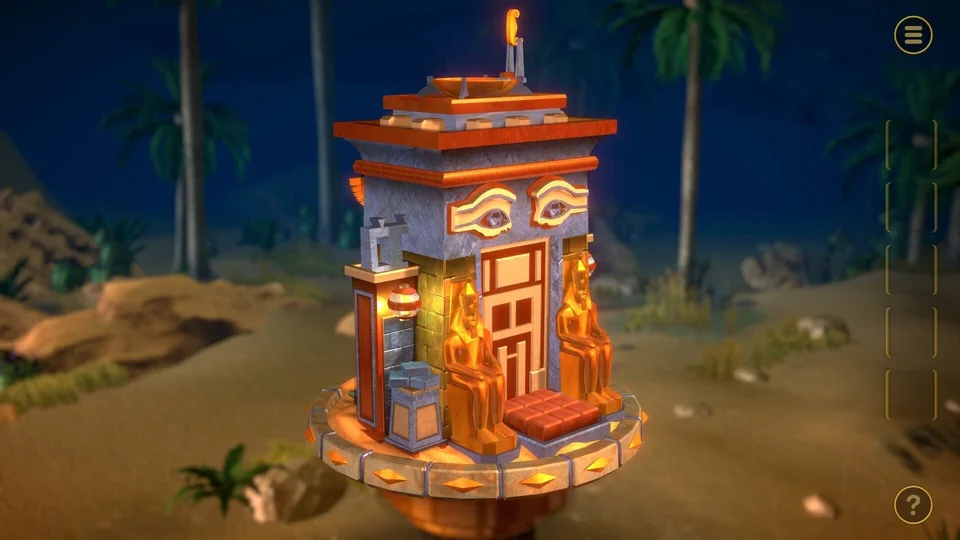 Doors Paradox Chapter 1 Level 17 Egyptian Tomb real gameplay diorama