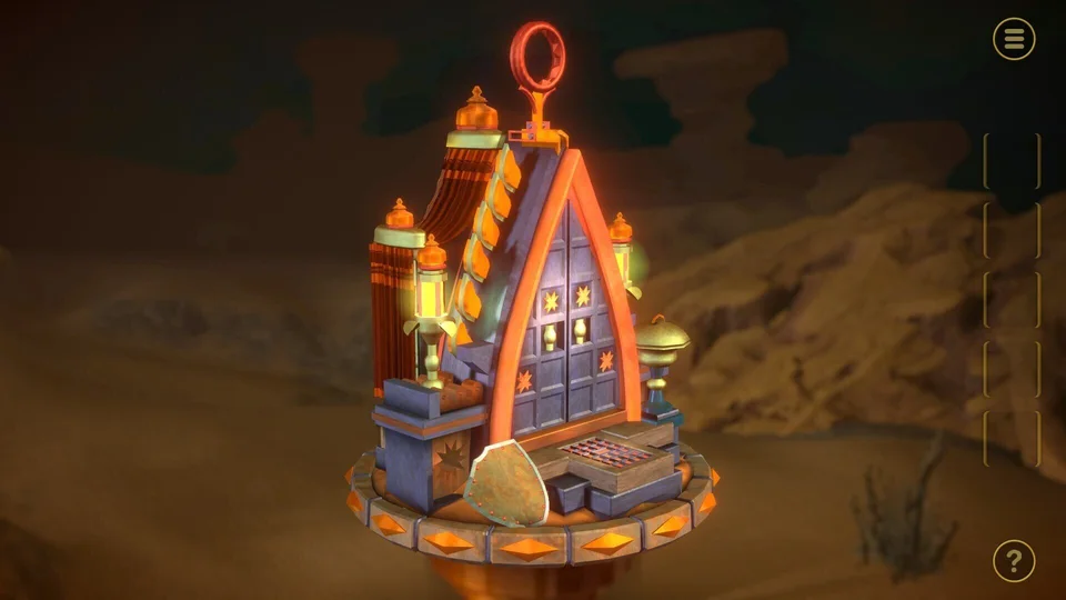 Doors Paradox Chapter 1 Level 20 Indian Throne real gameplay diorama
