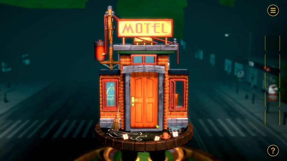 Doors Paradox Chapter 2 Level 9 Murder Motel real gameplay diorama